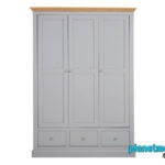 Lemari Pakaian Minimalis Duco Grey