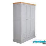 Lemari Pakaian Minimalis Duco Grey
