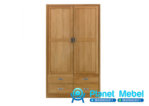 Lemari Pakaian Minimalis 2 Pintu