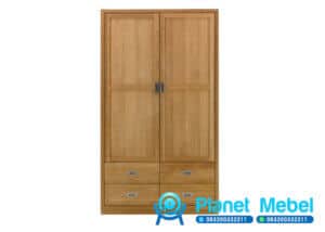 Lemari Pakaian Minimalis 2 Pintu