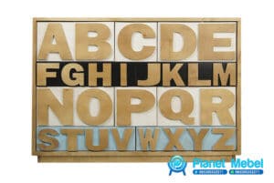 Bufet Alfabet ABC Minimalis