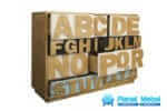 Bufet Alfabet ABC Minimalis
