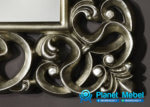 Pigura Cermin Ukir Silver