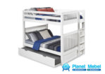 Tempat Tidur Tingkat Anak Minimalis Duco Putih