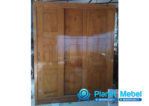 Lemari Pakaian 3 Pintu Kayu Jati
