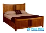 Tempat Tidur Laci Minimalis Kayu Jati