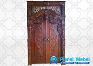 Pintu Gebyok Ukiran Jati Jepara