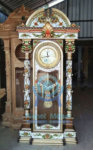 Lemari Jam Hias Jati Jepara