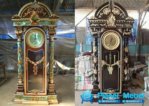 Lemari Jam Hias Jati Jepara