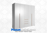Lemari Wardrobe Putih Minimalis
